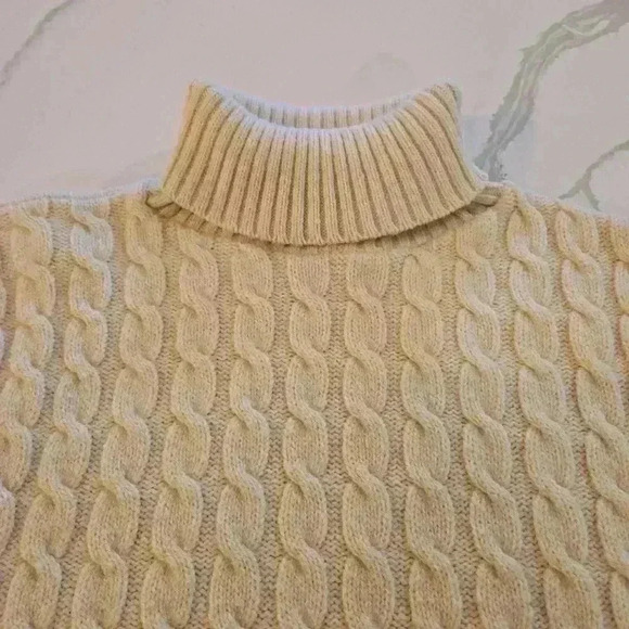 VTG Lord Jeff Womens Made in the USA Knit Sweater Cream Size Medium - Picture 3 of 8